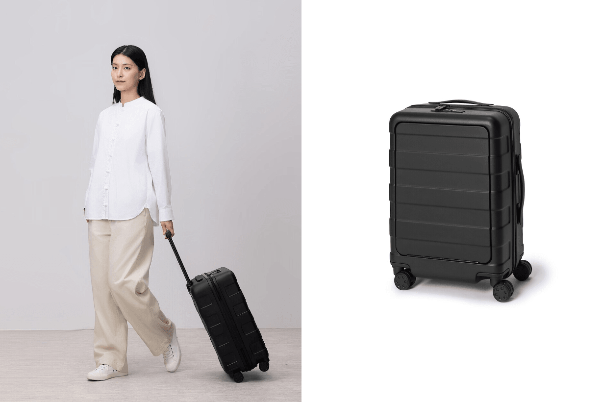 MUJI Labo Aluminum alloy suitcase Front Opening luggage