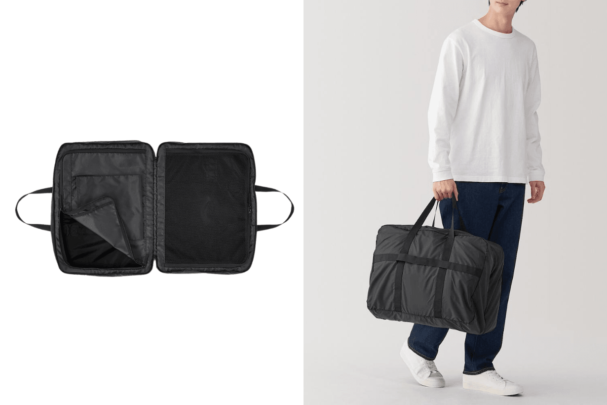MUJI Labo Aluminum alloy suitcase Front Opening luggage