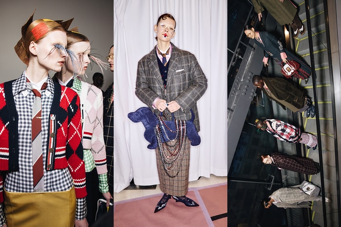 #NYFW：絲綢嵌花、水晶金線... 一眼入迷，Thom Browne 2025 秋冬大秀彩蛋滿滿！