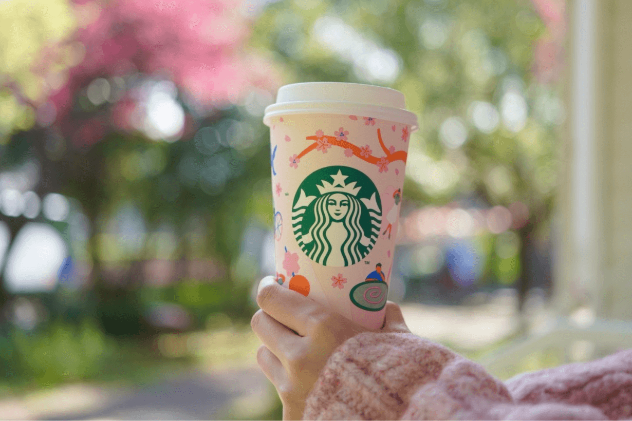 Starbucks Cherry blossoms sakura pink mug thermos flask 2025 release