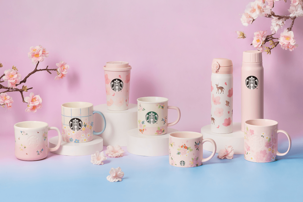 Starbucks Cherry blossoms sakura pink mug thermos flask 2025 release