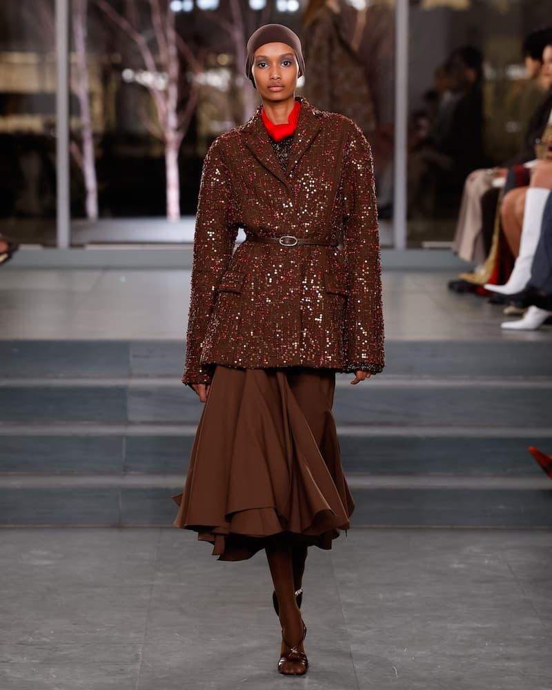 tory burch 2025 fall winter nyfw new york show runway online