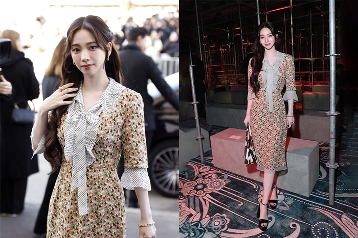 同一個 Look 兩種髮型:殺光底片的 Prada 大秀,Karina 短髮 vs 長髮哪個美?