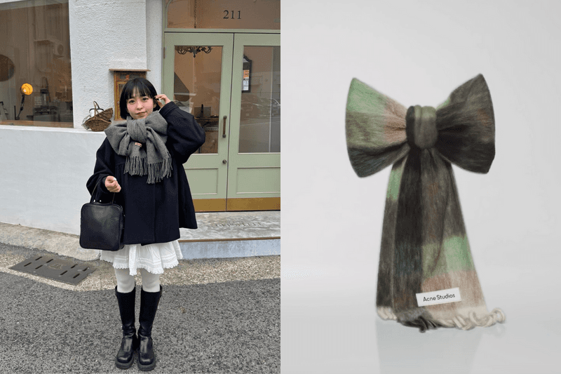 winter tips how to tie bow scarf Tutorial