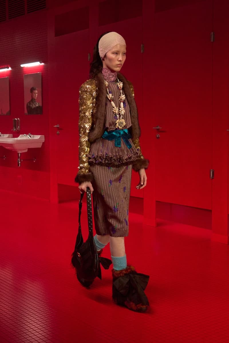 valentino vans paris 2025 fall winter runway toilet highlight