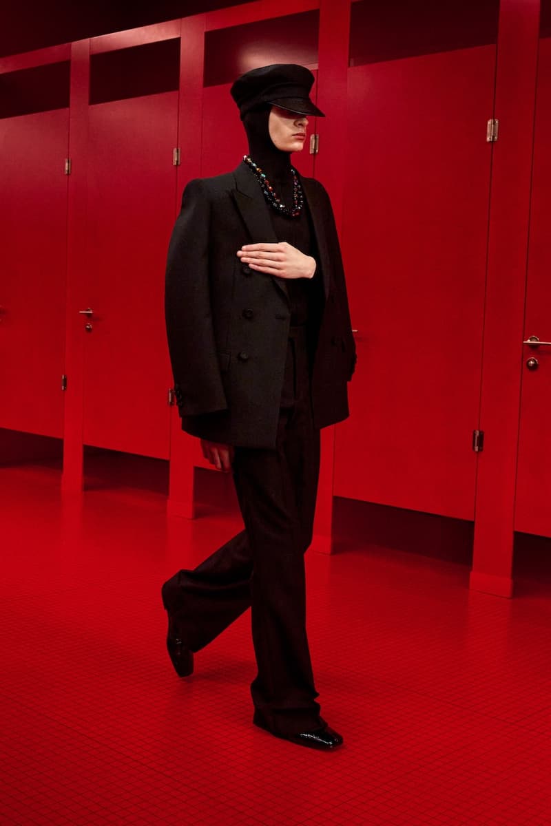 valentino vans paris 2025 fall winter runway toilet highlight