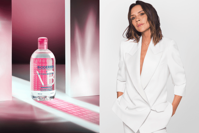不老女神的養膚秘訣:Victoria Beckham 聯名 BIODERMA「神級卸妝小紅水」,限定版這天在台上市!