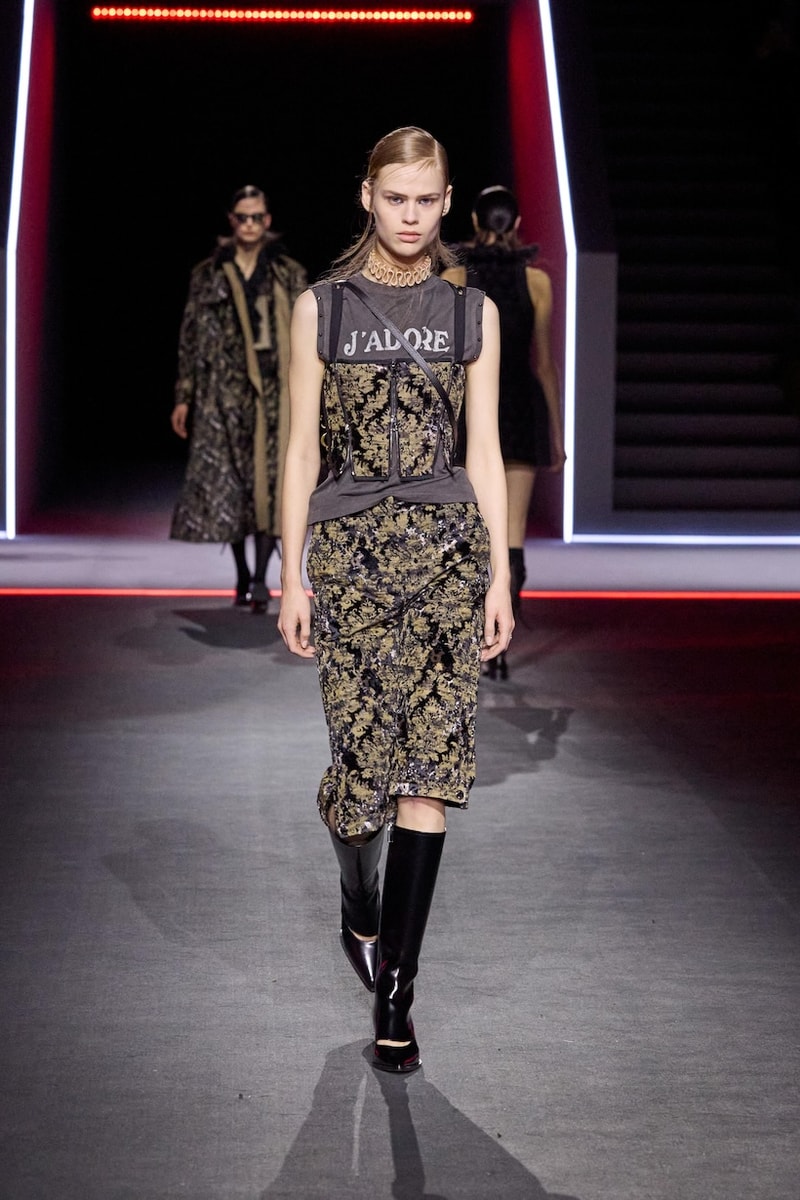 dior 2025 fall winter fashion show paris week pfw runway looks