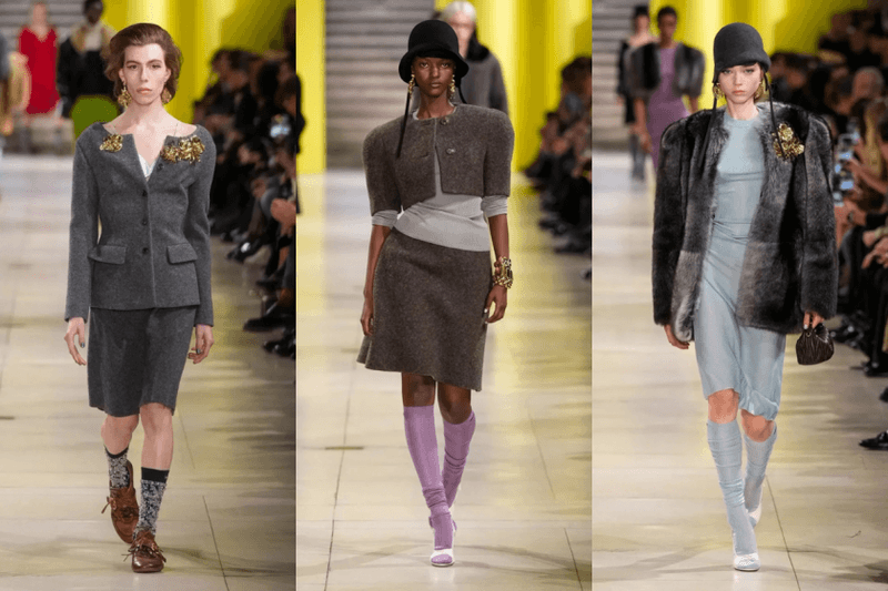 #PFW：不再青春洋溢的 Miu Miu？當皮草取代運動少女，25FW 像是和 Prada 的衣櫥連動了？