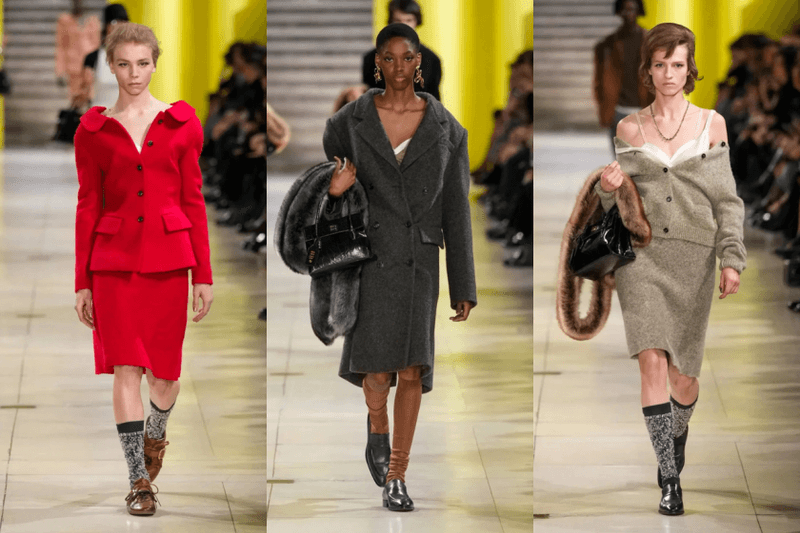 #PFW：不再青春洋溢的 Miu Miu？當皮草取代運動少女，25FW 像是和 Prada 的衣櫥連動了？