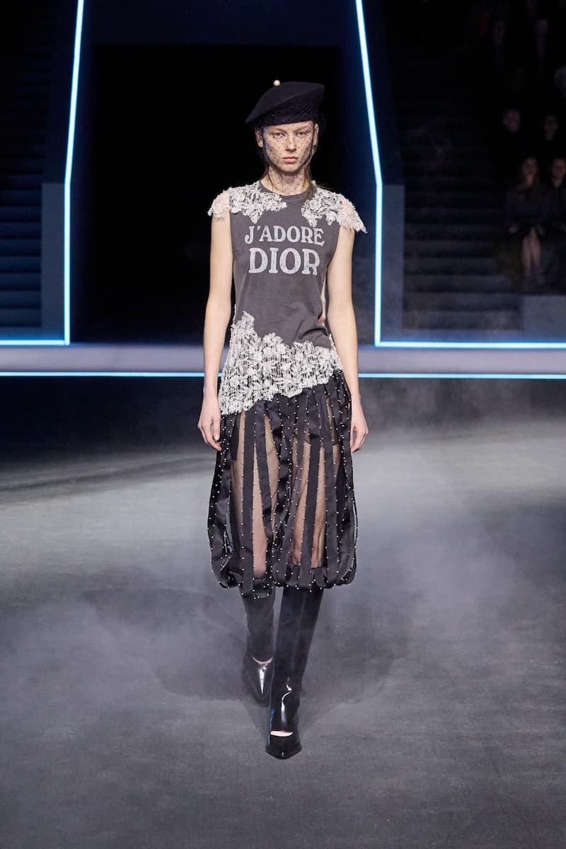 dior 2025 fall winter fashion show paris week pfw runway looks