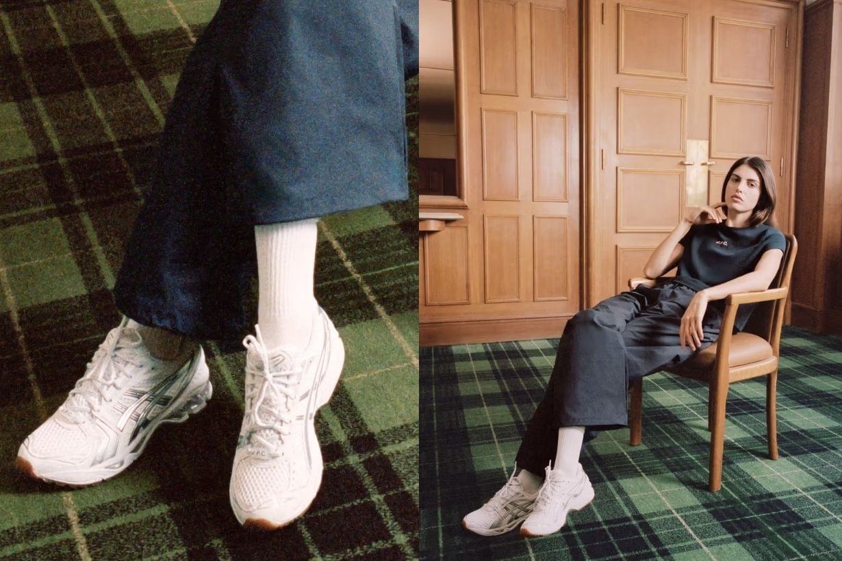 法國人氣品牌 A.P.C. 與 ASICS 再度聯乘,白銀配色 GEL-KAYANO 14 太高級了!