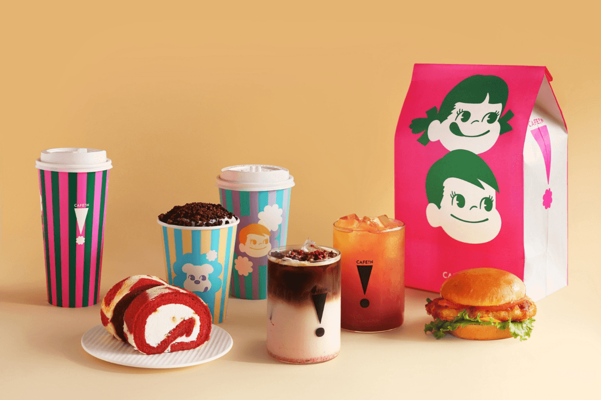 CAFEin x PEKO Fujiya cafe item 2025 release info