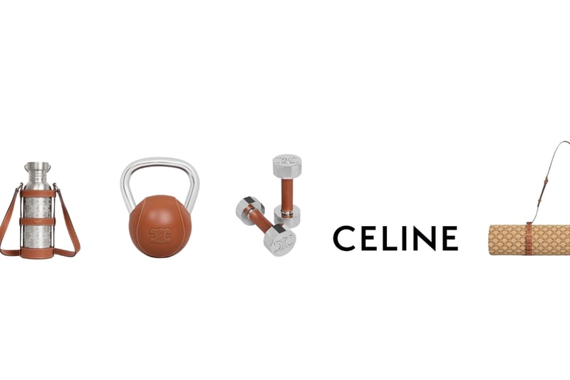 Celine 推出質感滿分的普拉提系列，壺鈴、瑜伽墊…全都想入手！
