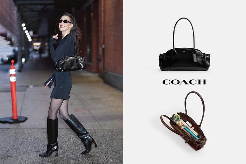 Coach 帶貨指標:Bella Hadid 新街拍詢問度最高,Empire Carryall 包 99% 會紅!