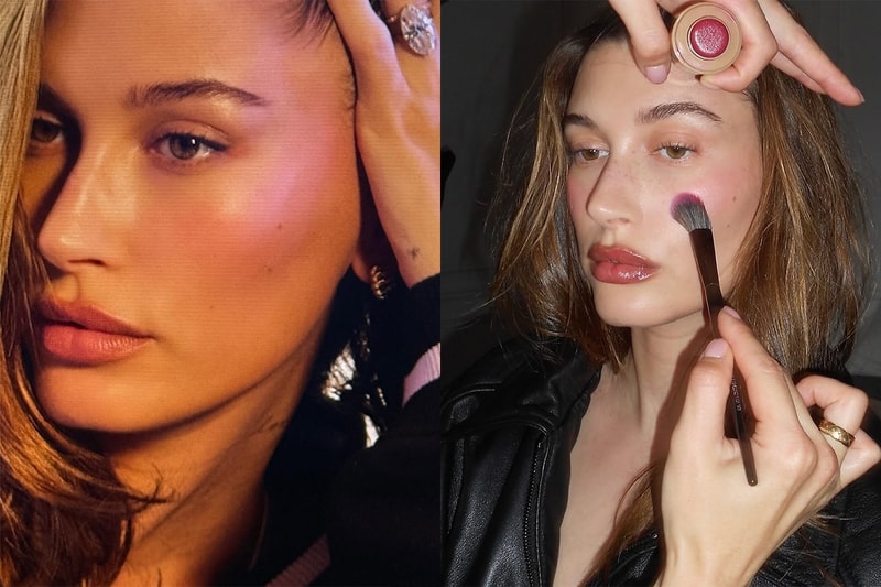 Hailey Bieber 讓我們大膽一點：今個夏日，就選擇莓紅色胭脂營造氛圍感吧！
