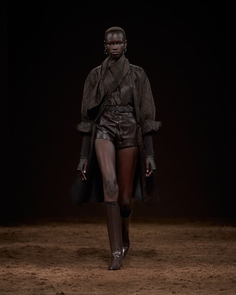 Hermès 2025 fall winter paris fashion runway detail handbags show