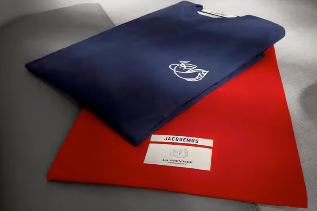 jacquemus air france pyajama La Première first class pajamas design