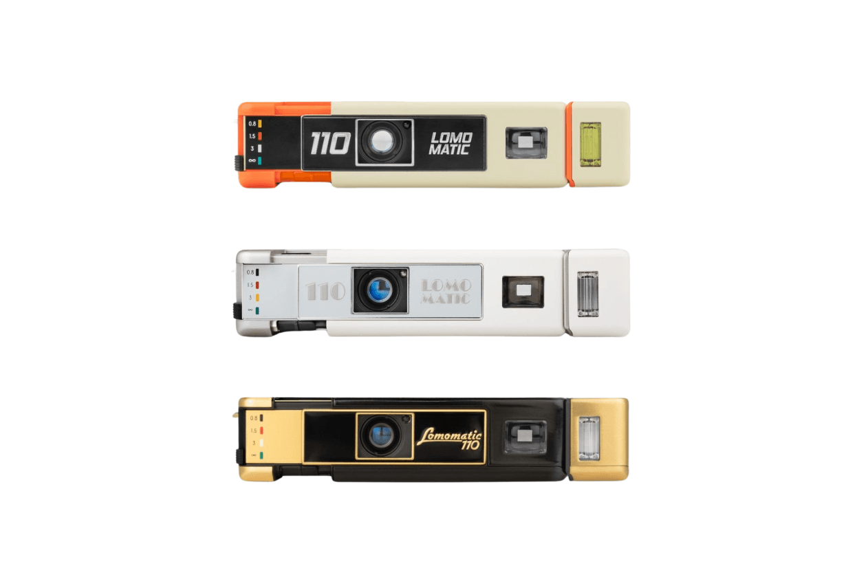 Lomography Lomomatic 110 film camera lass lens
