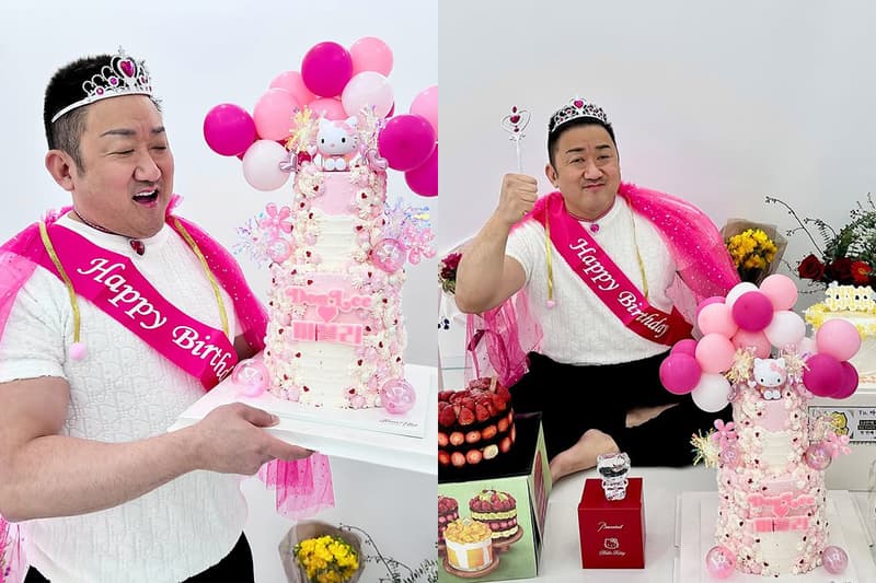 有人比他更適合 Hello Kitty 嗎?馬東石粉紅造型慶祝生日,網絡一面倒大讚「可愛」