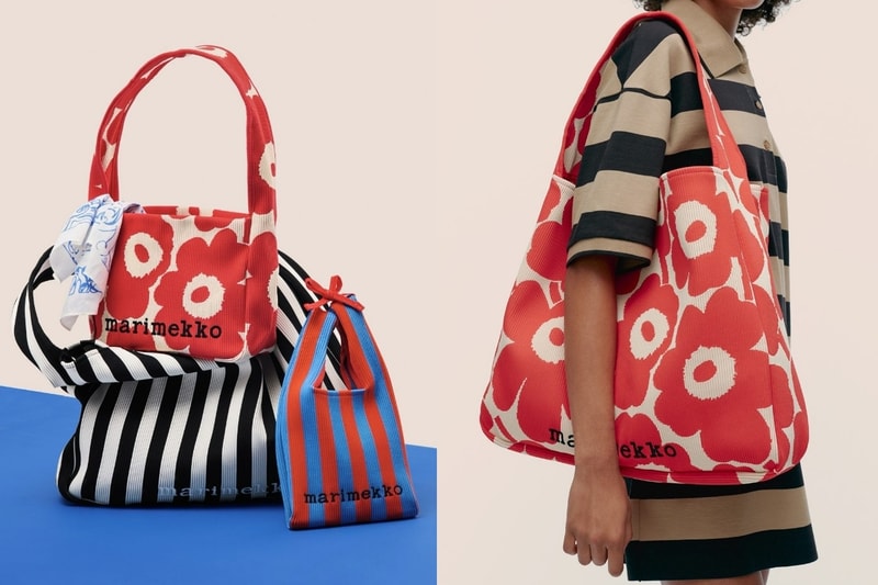 Marimekko 今夏再推奪目針織袋， 各款花紋越看心情越好！