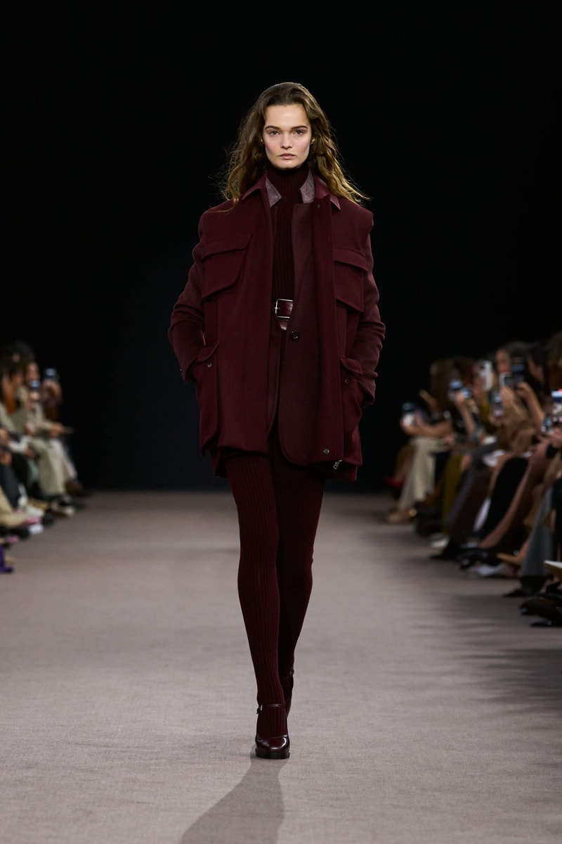 max mara 2025 fall winter milan fashion week runway details