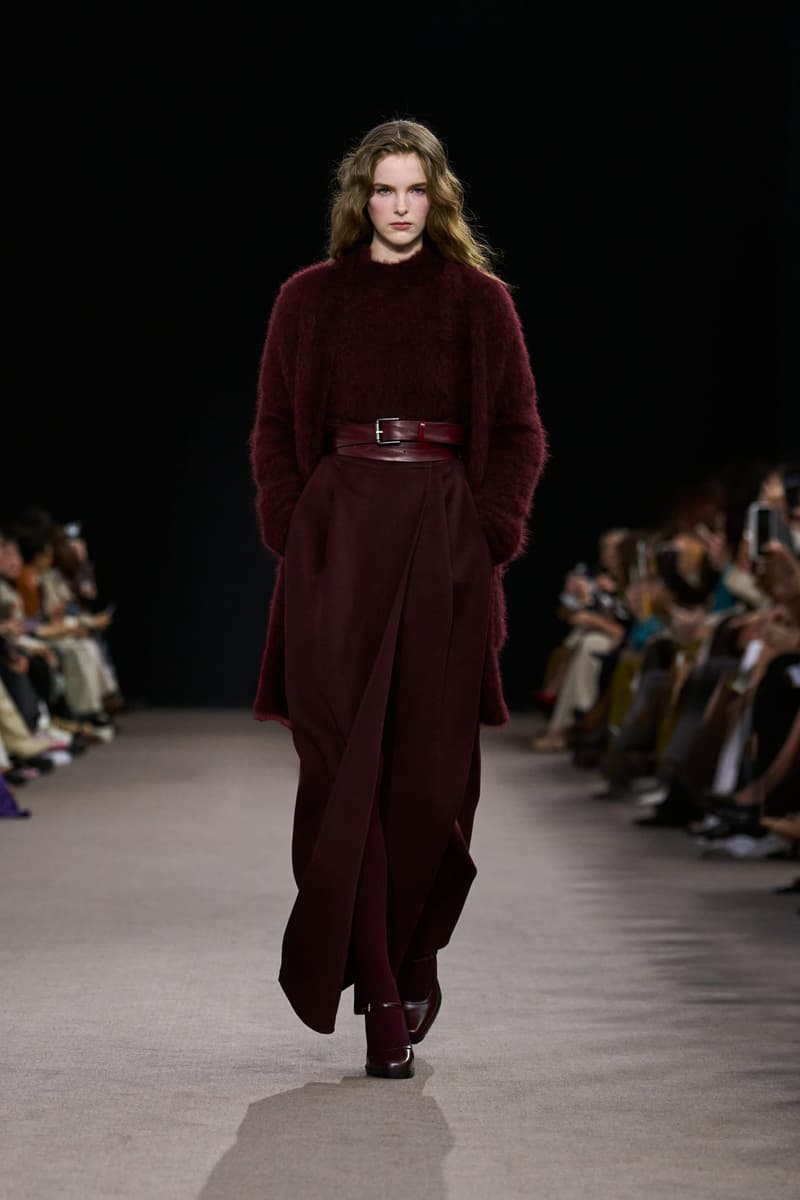 max mara 2025 fall winter milan fashion week runway details