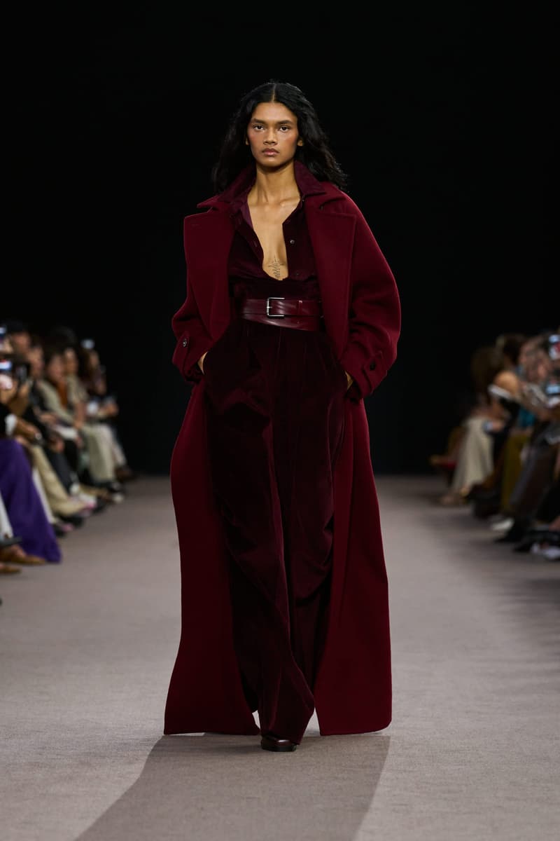 max mara 2025 fall winter milan fashion week runway details