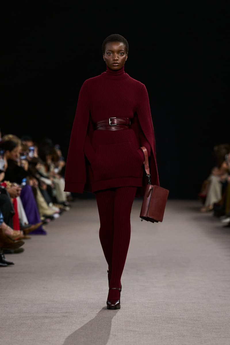 max mara 2025 fall winter milan fashion week runway details