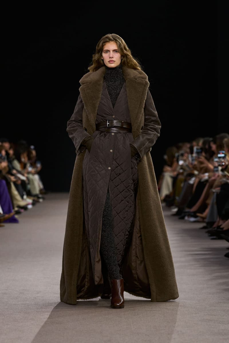 max mara 2025 fall winter milan fashion week runway details