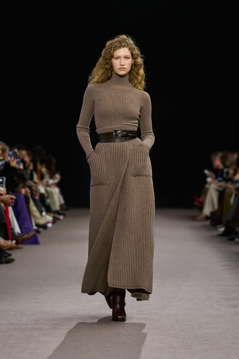 max mara 2025 fall winter milan fashion week runway details