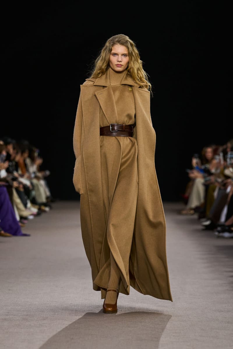 max mara 2025 fall winter milan fashion week runway details