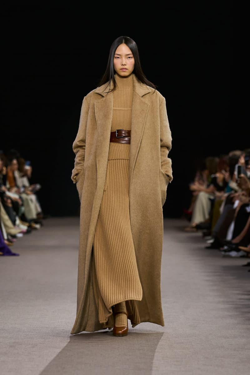 max mara 2025 fall winter milan fashion week runway details