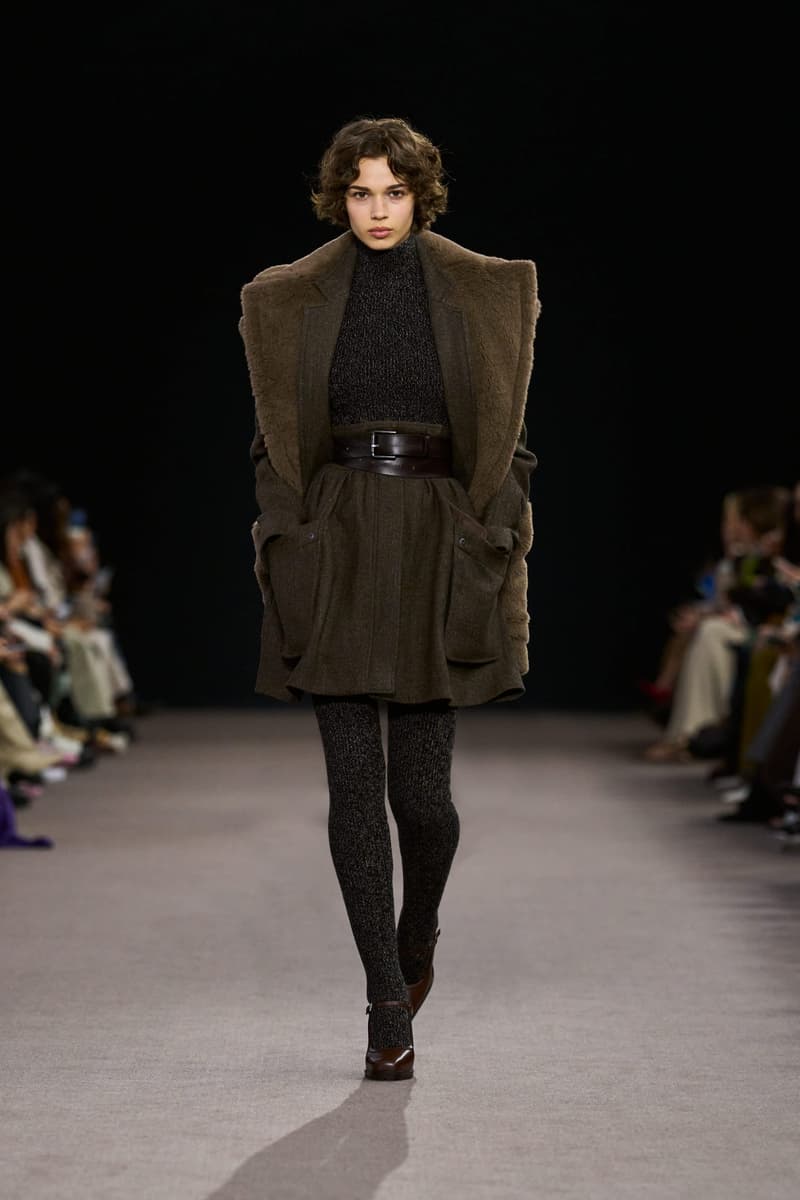 max mara 2025 fall winter milan fashion week runway details