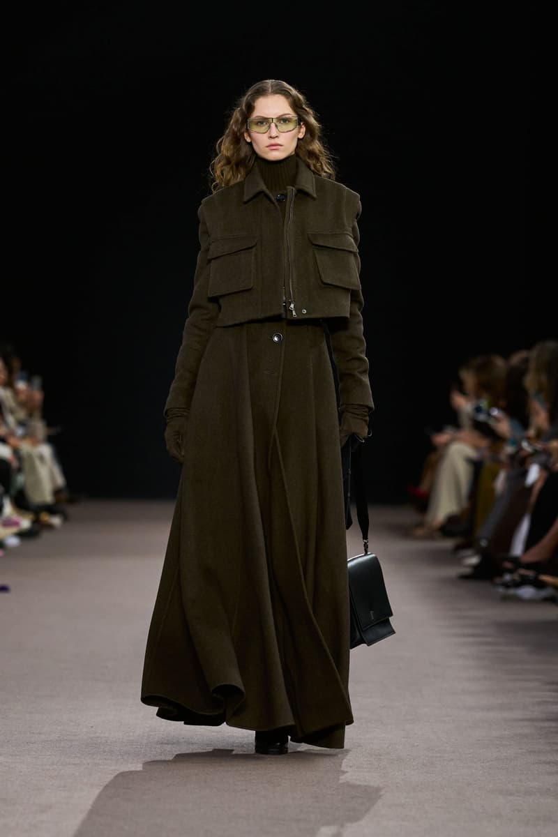 max mara 2025 fall winter milan fashion week runway details