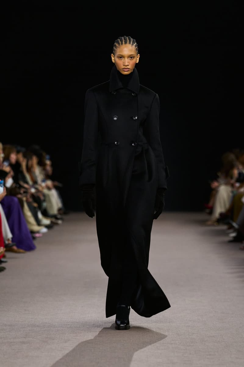 max mara 2025 fall winter milan fashion week runway details