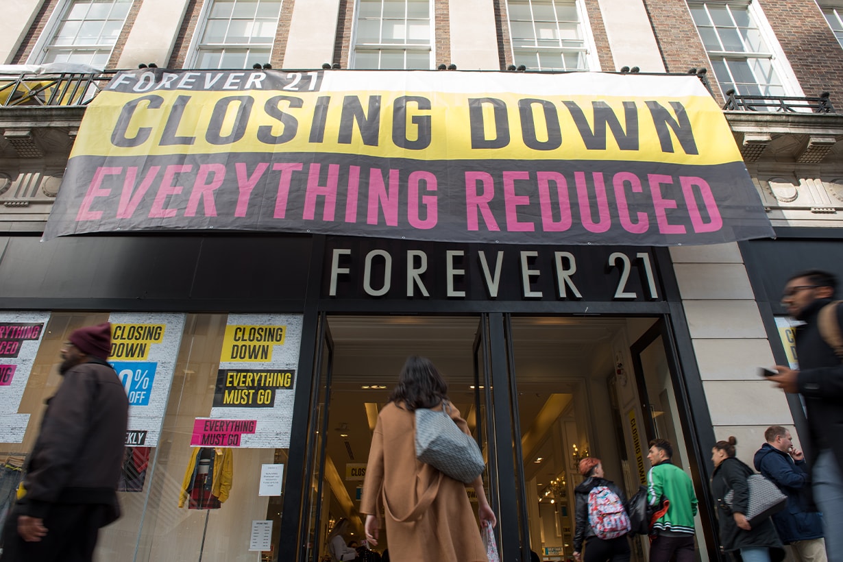 forever 21 bankruptcy again 2025 Authentic Brands Group shein