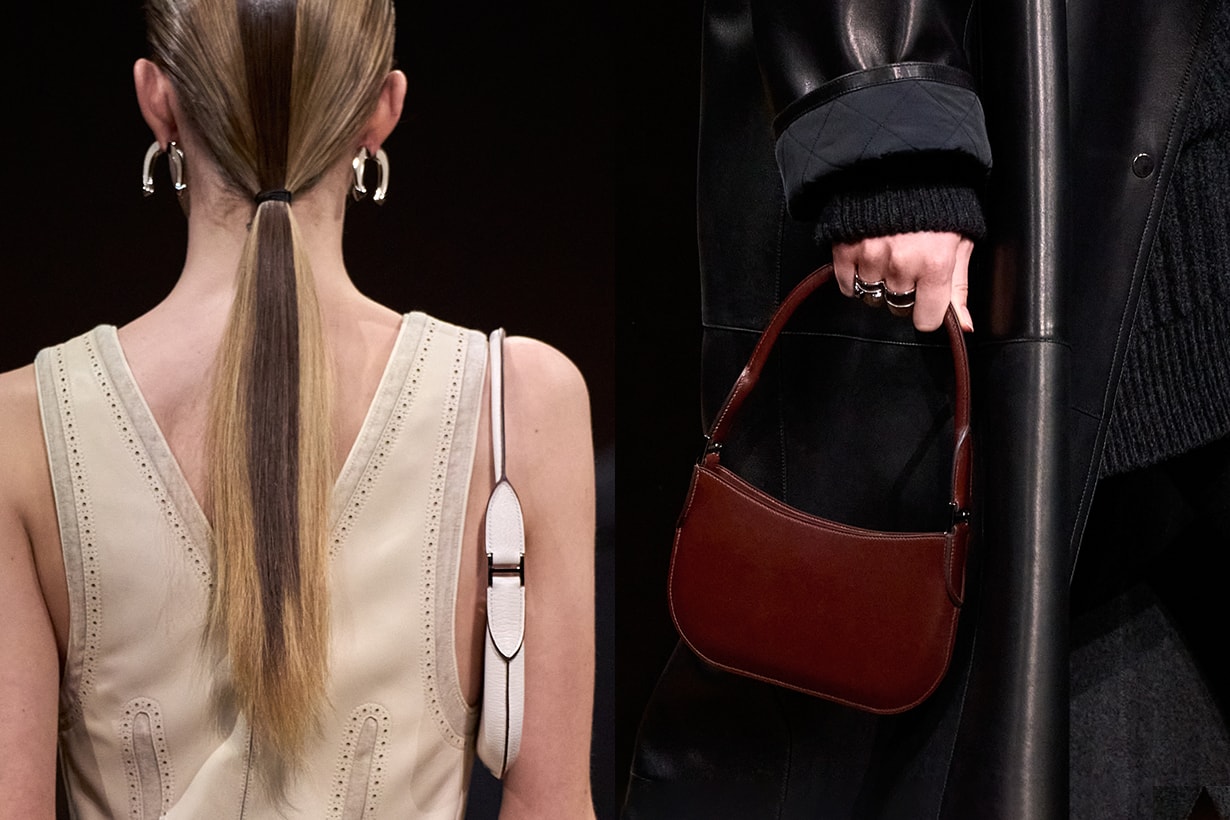 Hermès 2025 fall winter paris fashion runway detail handbags show