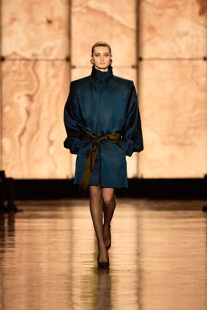 saint laurent 2025 fall winter paris Anthony Vaccarello runway detail