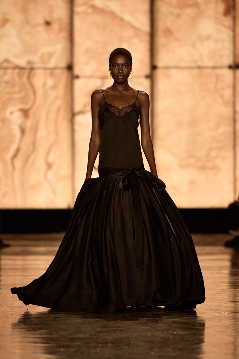 saint laurent 2025 fall winter paris Anthony Vaccarello runway detail