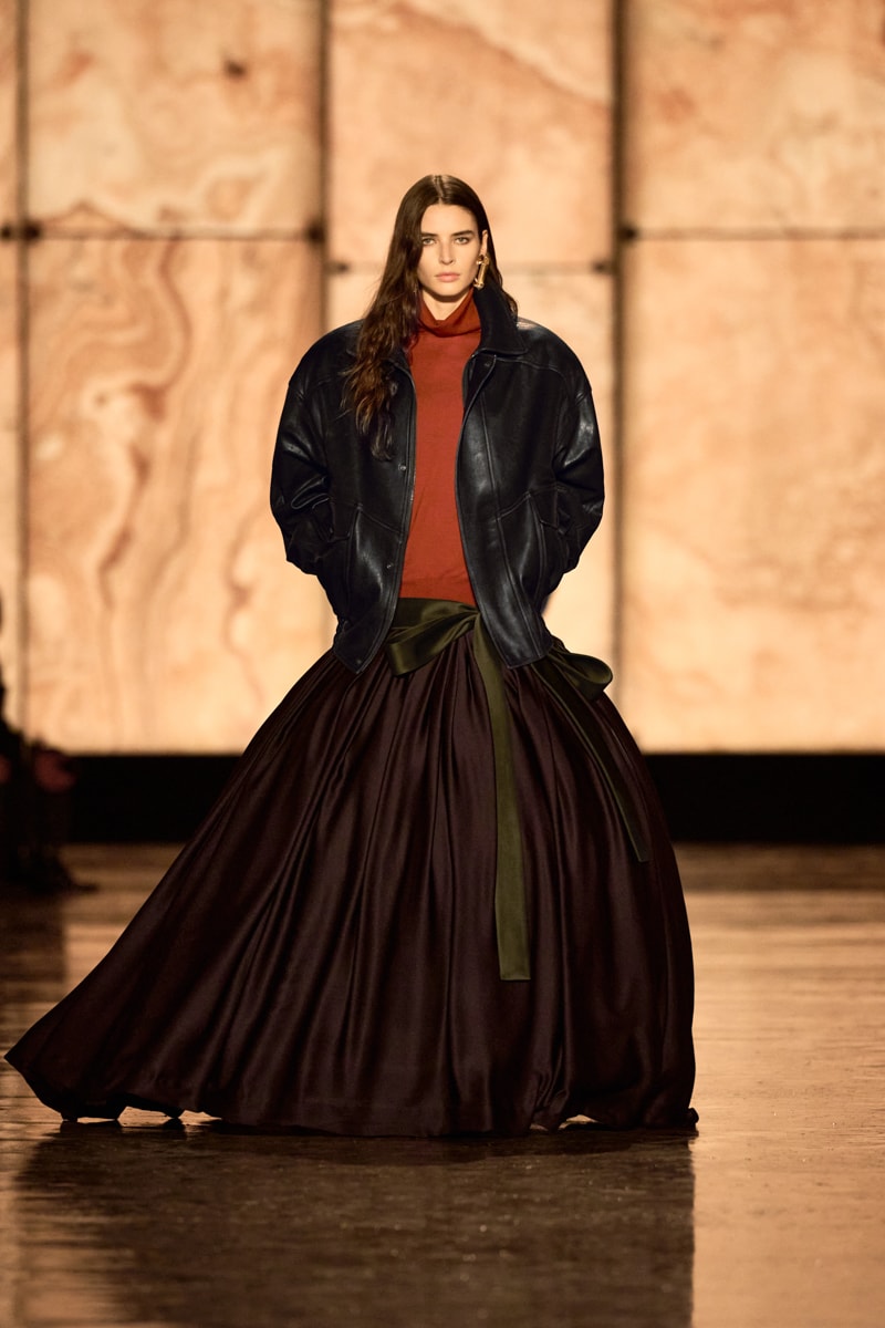 saint laurent 2025 fall winter paris Anthony Vaccarello runway detail