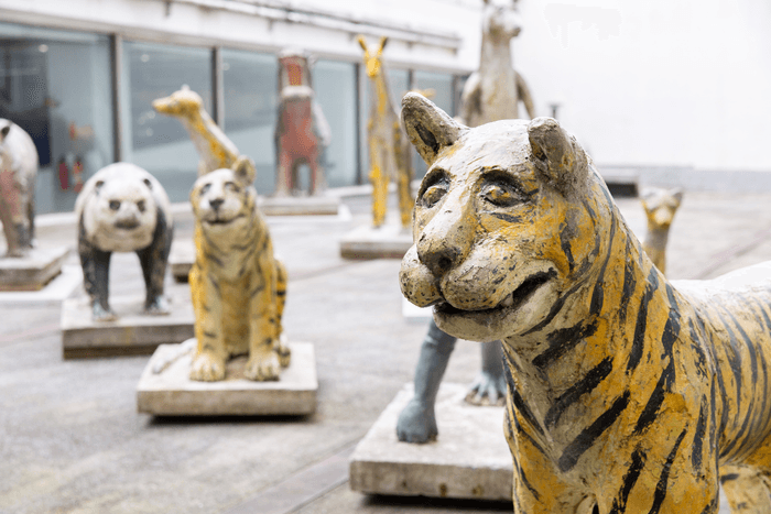 發現一群在曬太陽的動物們:走進北美館這個新展覽中,找回你的玩趣童心!