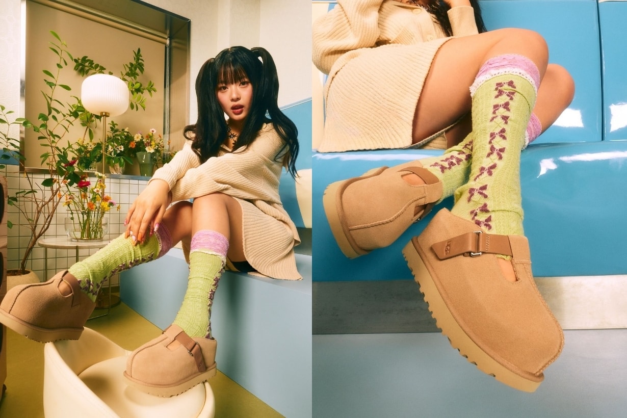 SNIDEL x UGG 推出限量版顏色的包頭涼鞋,厚底設計輕鬆增高!