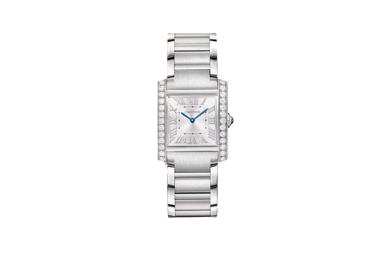 jisoo cartier watches daily tank crash Française Baignoire Ballon Bleu styling