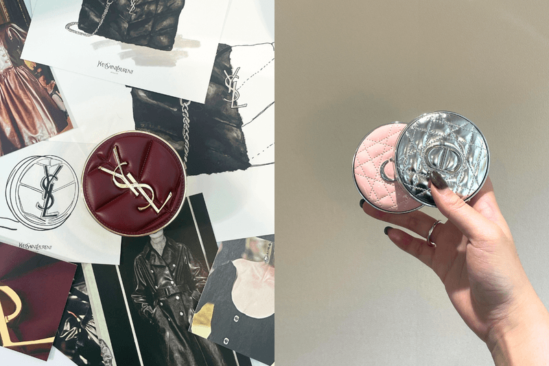 YSL Dior cushion foundation Cannage Loulou Puffer Bag
