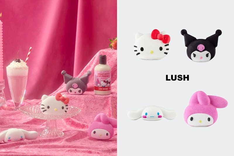 LUSH x Sanrio 夢想成真：Hello Kitty、美樂蒂沐浴球...超可愛限量品，即將引起轟動！