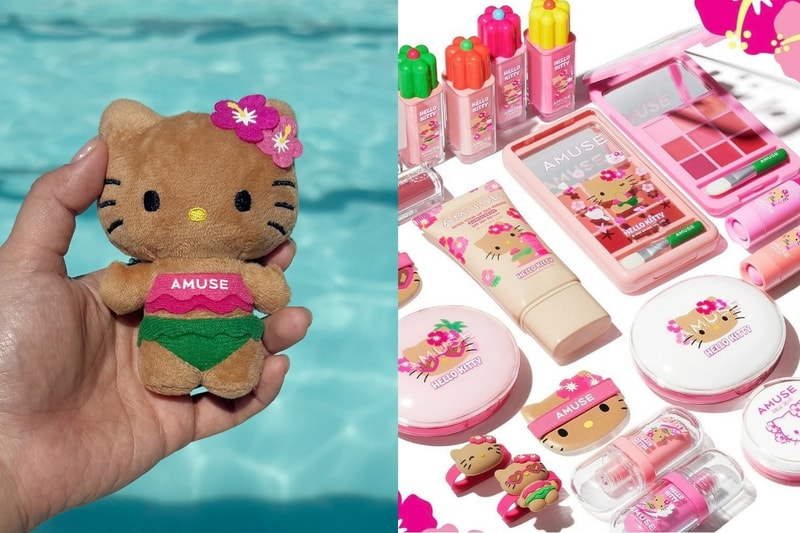 AMUSE x Hello Kitty 限定聯乘美妝系列，「曬黑版」吉蒂貓不再是夏威夷獨家！