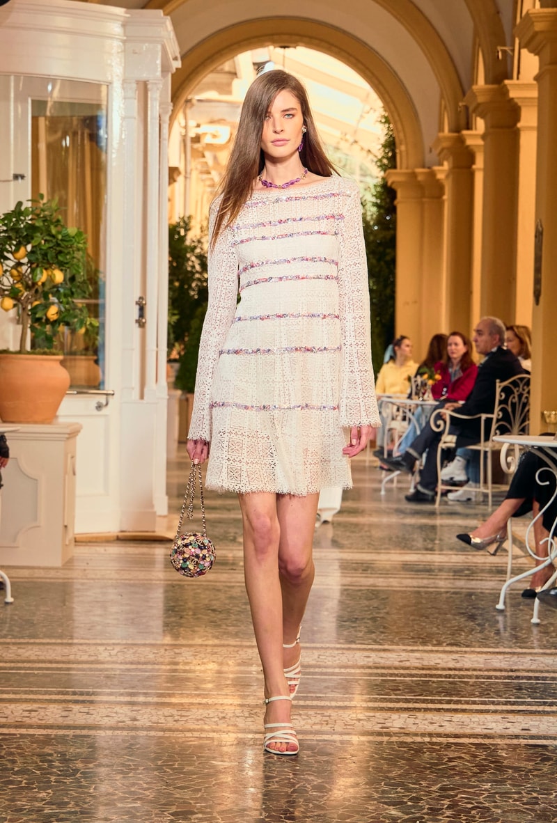 chanel 2025/26 Cruise lake como hightlight runway details looks italy story