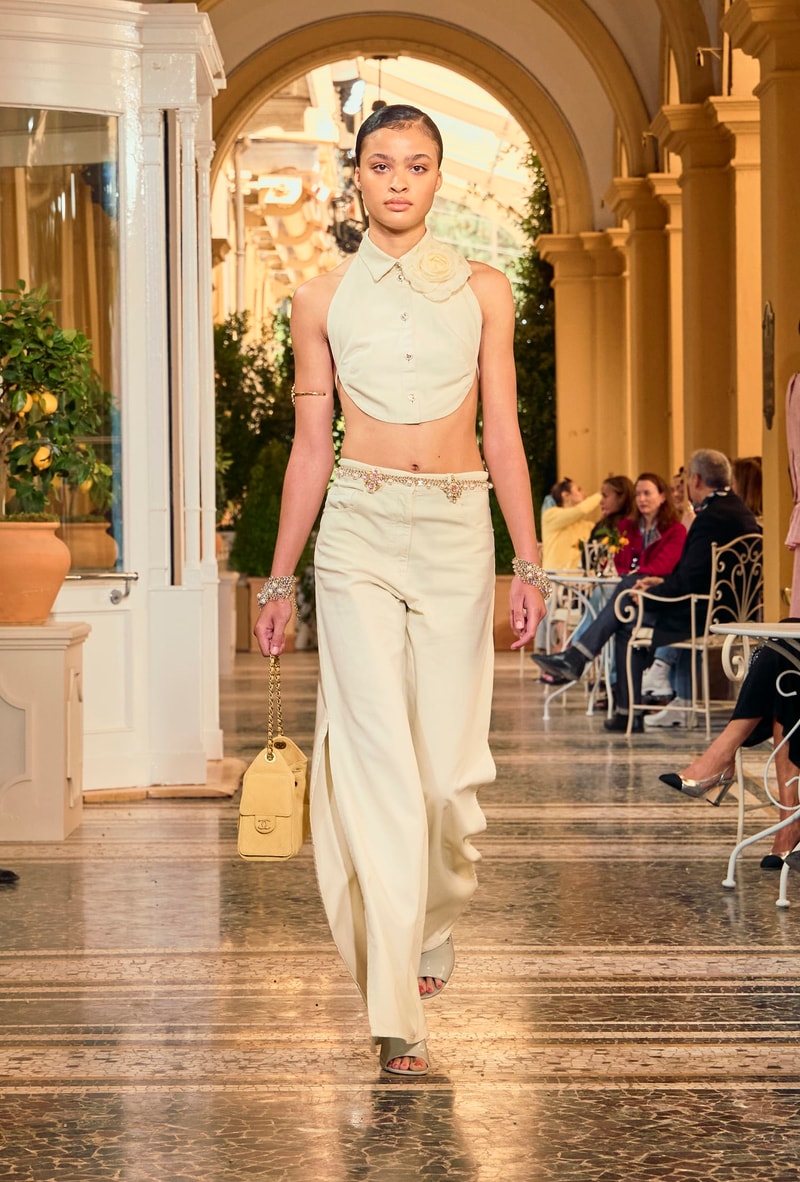 chanel 2025/26 Cruise lake como hightlight runway details looks italy story