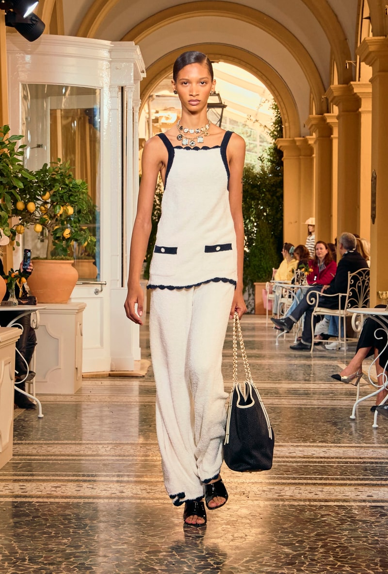 chanel 2025/26 Cruise lake como hightlight runway details looks italy story